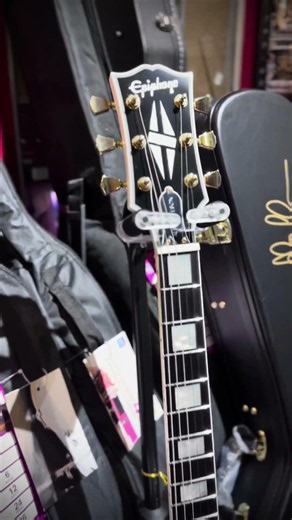 Epiphone Inspired by Gibson Custom Alex Lifeson 1976 ES-355 Reissue Alpine White#epiphone