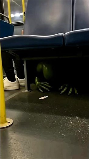 On A Bus #bus #alien #creature #spooky #scifi