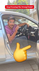 Pressing the Accelerator instead of the Brake? This is the #1 cause of parking accidents and panic crashes. Watch the reel till the end to know how to fix it, and follow @automeraki for more reels like this . . #automeraki #drivinglessons #newdriver [Automeraki, How to drive a car, Brake vs Accelerator, Pedal Confusion, Driving School India, Heel Pivot Technique] | Auto Meraki