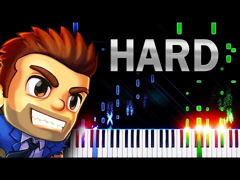 Jetpack Joyride Main Theme Music - Piano Tutorial