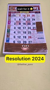 972K views · 10K reactions | Unique new year resolutions  | Don’t miss the end 藍 #resolutions #newyear #happynewyear #2024 #unique #reality #marriage #wedding #sarcasm #funnyreels #comedyreels #reelsinstagram #reelitfeelit #thetharpuns #maalik #reelsfb | Thethar Puns | Facebook