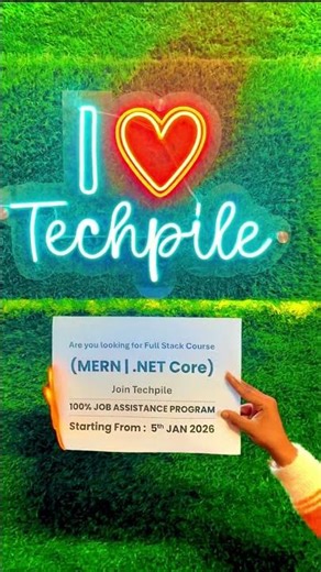 🚀 Are You Looking for a Full Stack Course?(MERN | .NET Core)💼 Join Techpile – Full Stack