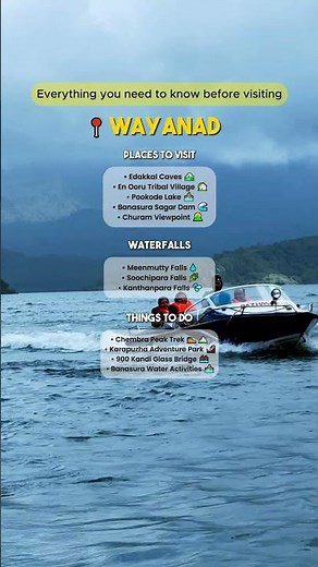 ❤️ Places to visit in Wayanad, Kerala😍| Complete Guide