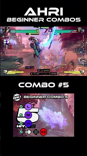 Ahri Beginner Combos #2xko #guides