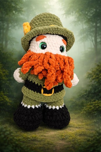 Leprechaun Crochet Doll - Etsy