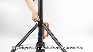 SYLSTAR Baustrahler LED mit Stativ, Akku Strahler mit Fernbedienung &Teleskopständer (2.65M), 3000LM Ultra Bright, 3CCT Dimmbar, 6000mAh Batterie Baustellenlampe für Werkstatt Sport Camping Notfälle