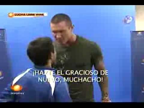 Randy Orton goes of an Mexican Reporter