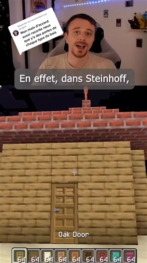 Variations de Portes et Trappes d'Or dans Minecraft