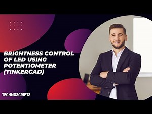 Brightness Control of Led Using Potentiometer (Tinkercad)