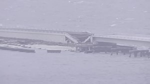 Catastrophic flooding in Sanibel, Fla. from Hurricane Ian. Check out this aerial footage of the Sanibel Causeway collapse, flooded homes and a house on fire. Hurricane Ian coverage: https://bit.ly/3SoDv6W | WKRG