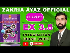 Class 12 Math | Ex 3.5 | Full Solution | Integration by Partial Fraction| FBISE NBF | Zakria Ayaz