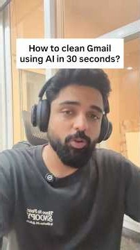 How to clean Gmail storage using AI in 30 seconds? #claude #chatgpt