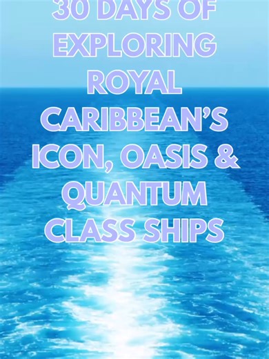 🌊✨ 30 days, 3 ship classes, endless adventure! 🚢💙 🍴 Foodie faves 🎭 Shows you can’t miss 👨‍👩‍👧‍👦 Family fun & chill escapes 🌅 Dream itineraries From Icon’s thrills, Oasis’ legendary vibes, to Quantum’s techy fun — let’s find your perfect Royal Caribbean cruise! ⚓💫 #RoyalCaribbean #CruiseTips #CruiseLife #TravelByDanielle #TheInclusiveTA