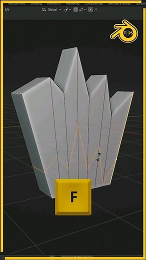 Blender.Tip: Change the Loop Cut Form. #3d #blender #3danimation #blender3d #animation #satisfying
