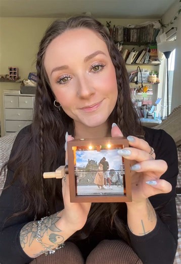 Customizable Light-Up Photo Box Gift Idea