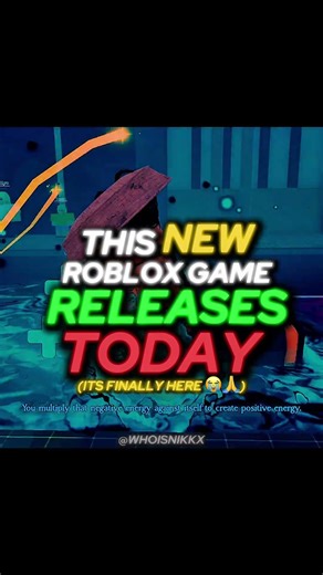 THIS ROBLOX GAME RELEASES TODAY