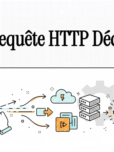 Une requête HTTP = Ligne Headers Body C’est la base de toute API. #webdev #http #backend #api #developpementweb #https #senegalaise_tik_tok🇸🇳 #concepts