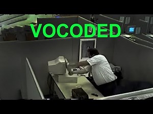 Man smashes computer - Vocoded in 7 different ways