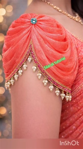 Wow So elegant and popular sleeve design ideas 💯👌 #shorts #tiktok #blouse