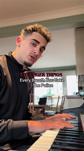 Every Breath You Take - The Police #strangerthings #piano #tutorial #thepolice