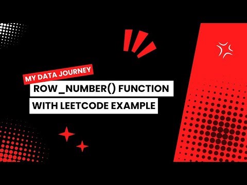 Learn ROW_NUMBER() Window Function with a LeetCode SQL Problem!