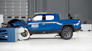 Watch Rivian R1T Get Crash Tested By IIHS On Its Way To A Top Safety Pick