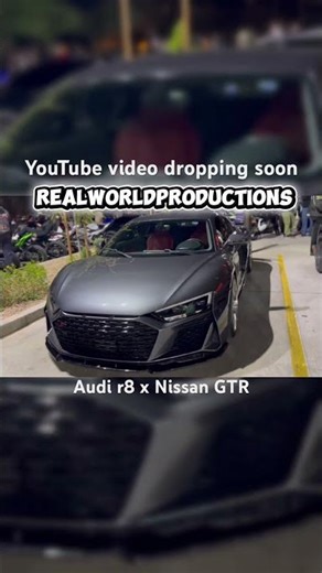 Audi R8 red interior x carbon fiber R35 GTR #nissan #audi #carbonfiber #r8 #r35 #cartok #cars #auto