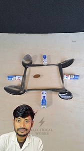 Battery and coin magic experiment #fblifestyle #science #experiment #tiktok | Jitendra Magic