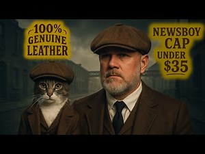 Genuine Leather Newsboy Cap from Amazon: Real Deal or Letdown?