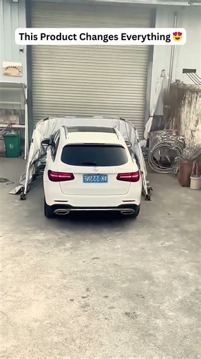 🔥Outdoor Foldable Garage - Weatherproof & Waterproof Car Shelter #3289 ‪@sovorsgadget‬