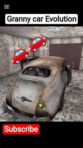 Granny new car evolution🚗😎 #granny #grannygame #gaming #scary #shorts