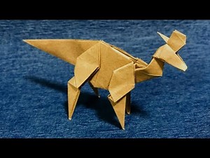 ORIGAMI Lambeosaurus (sakusaku858)