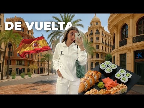 FIRST DAY IN SPAIN 🇪🇸 after living in NEW YORK 🗽 | Reunions, sushi, and lots of jet lag