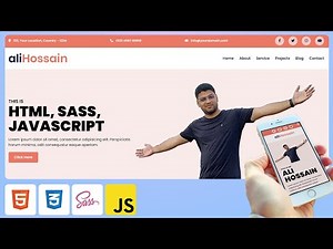 HTML, CSS, SASS & Javascript Website Tutorial | Responsive Website for Beginner