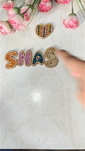 ✨Comment your name👇to see Aari work magic🪡 नari🪷Nikhar💗 #handmadewithlove #narinikhar #aariwork #diy