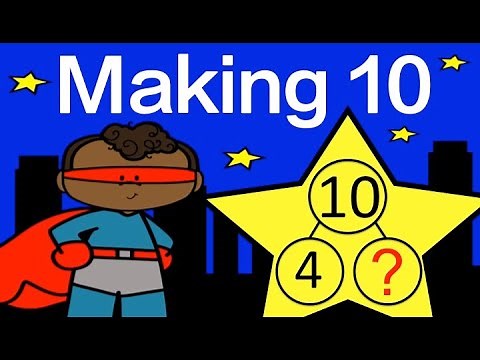 Making 10 Number Bonds: Superhero Math Game