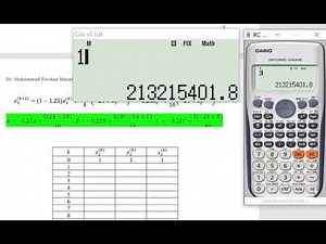 Relaxation / Successive Over Relaxation Method Example By Using Calculator