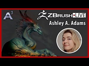 Creature & Character Concept Sculpting – Ashley A. Adams “A_Cubed” – ZBrush 2026