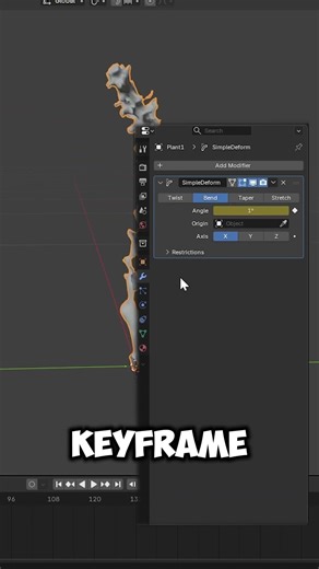 Blender Wind Effect Using ONLY Modifiers