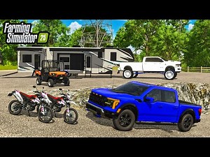 LUXURY CAMPING WITH LIFTED TRUCKS & OFFROAD TOYS! (RIVERBEND SPRINGS) | FS25