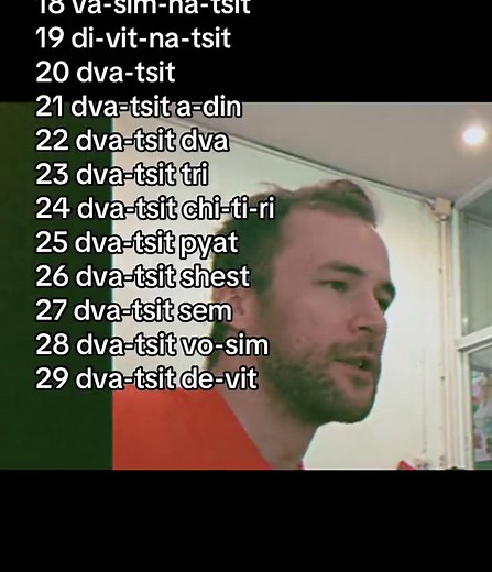 Russian Numbers: Learn to Count 1-29 in Russian