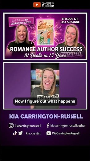 Join Lisa Suzanne and I on newest BookTalk episode