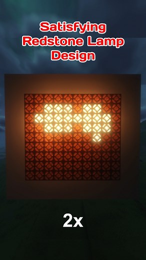 Satisfying Redstone Lamp Design Tutorial in Minecraft