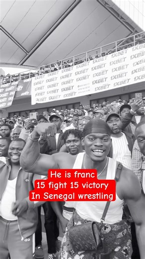 He is franc15 fight 15 victory In Senegal wrestling