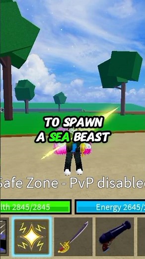 How to Spawn a Sea Beast in Second Sea!🌊🐙 (Easy Guide) | Blox Fruits | #roblox #bloxfruits #shorts