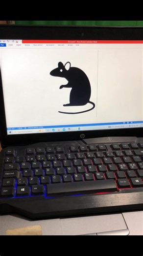 Mouse 🐀 Symbol In MS Word | English Tutorial Shorts