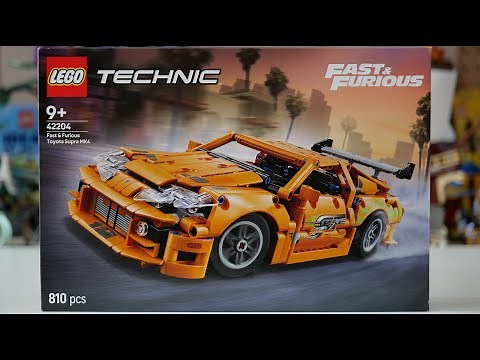 LEGO Technic 42204 Fast & Furious Toyota Supra MK4 - LEGO Speed Build Review