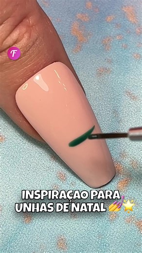 725K views · 405 reactions | Tutorial de nail art de árvore de Natal festiva ☃ #Fabiosa #Natal #unhasdenatal #NataleNailDesign | Fabiosa Diariamente | Facebook