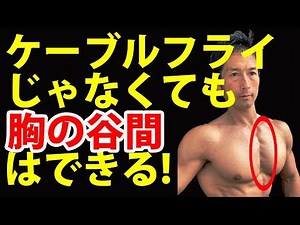 You can create cleavage in the center of your chest without a cable fly! Create a boundary betwee...