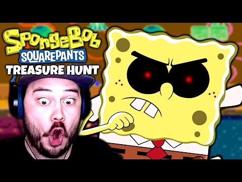 BIKINI BOTTOM IS SCARY!! THIS IS A HORROR GAME?! | SpongeBob SquarePants Treasure Hunt